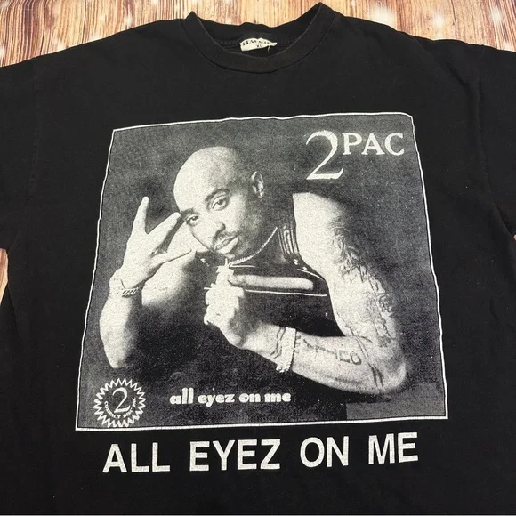 VINTAGE 2PAC ALL EYEZ ON ME MEN’STSHIRT MADE IN USAXL